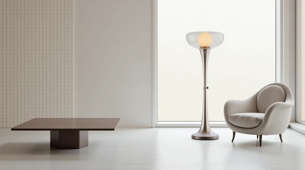 Élégance lumineuse et fonctionnalité : la lampe atollo glass avec dimmer intégré