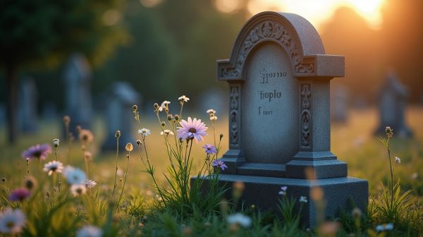 Idées uniques pour une décoration de tombe mémorable