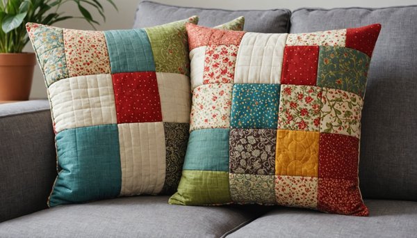 Intégrer un coussin patchwork pour une déco chaleureuse et unique